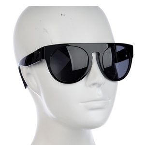 Men’s/Unisex VERSACE round tinted black Sunglasses